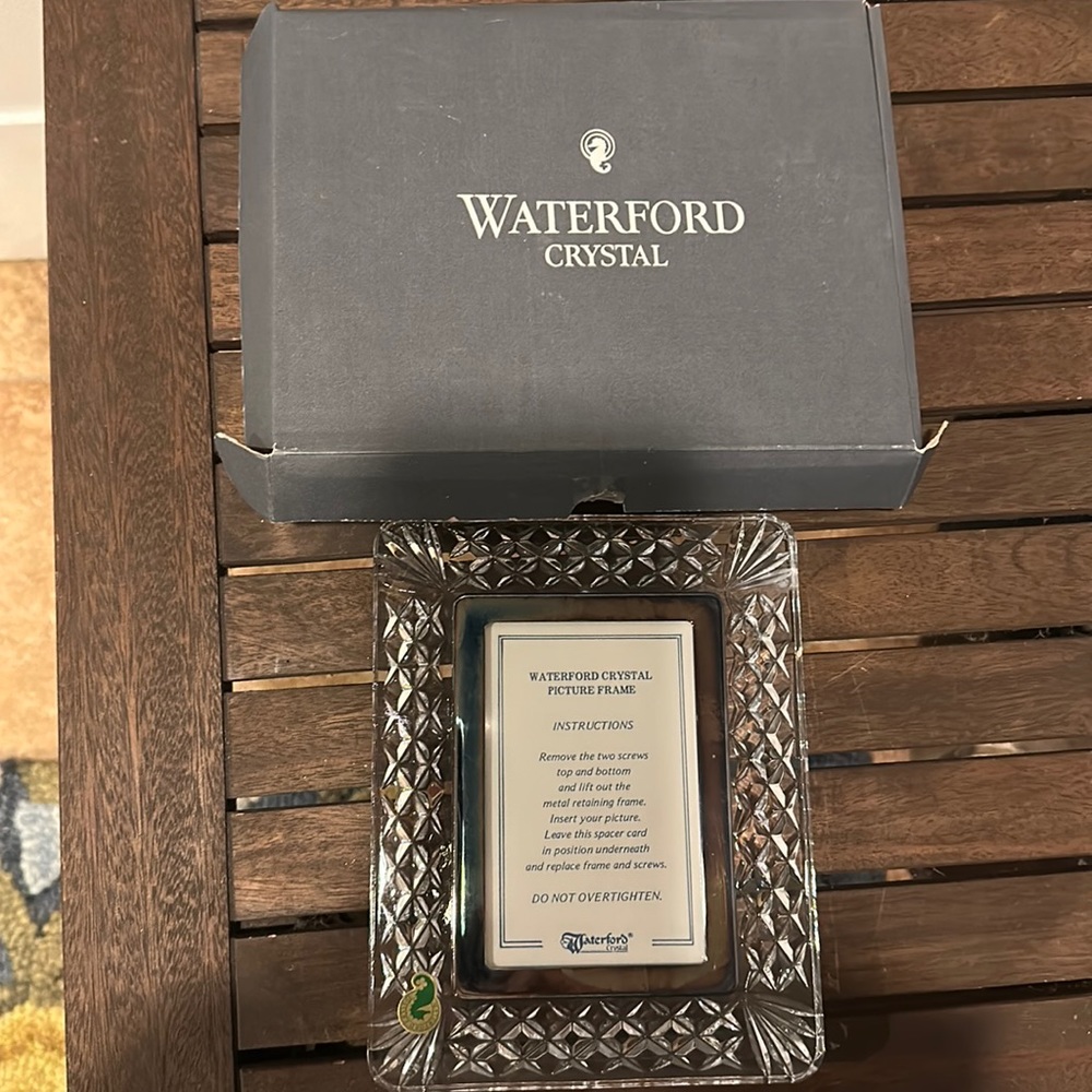 Waterford Crystal 3x5 frames